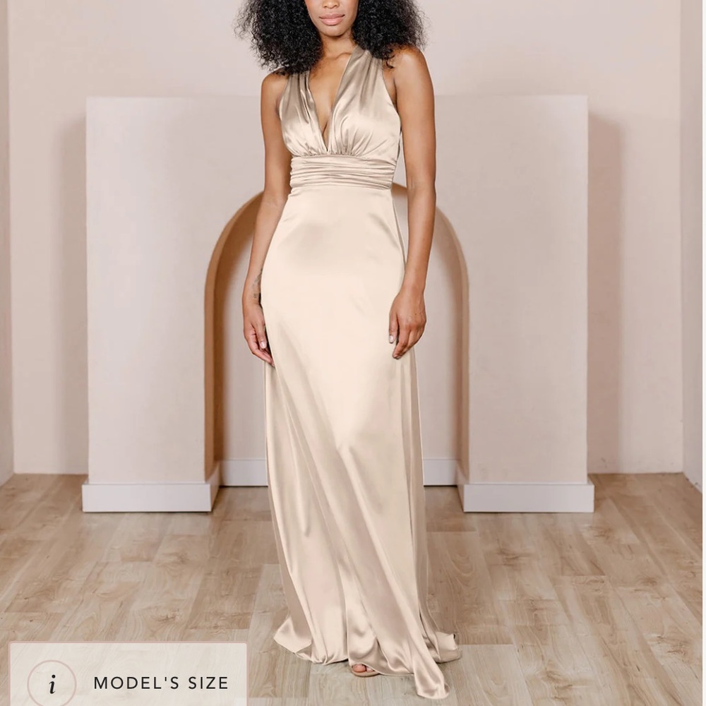 COPY - Dylan Satin Dress from Revelry